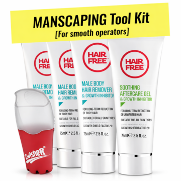 Male Body Hair Removal Pack